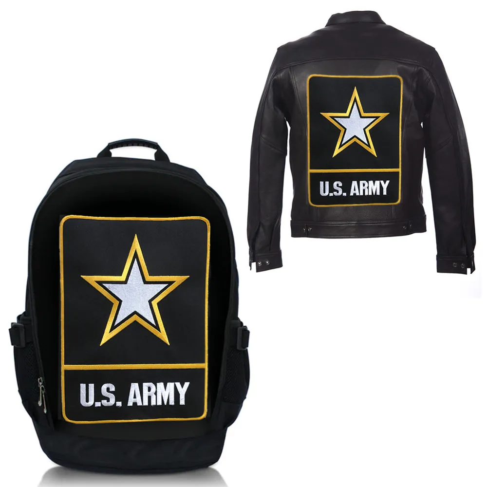 1 US Army X-Large Patch 10.5 T x 8 W Back Jacket Embroidered Patch Iron/Sew On