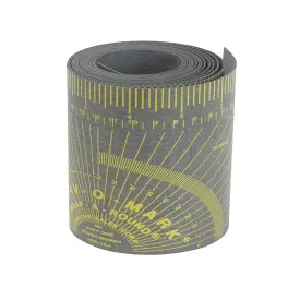 14763 Jackson Safety Ruler, Wrap-A-Round, Medium, 4 ft L, 3.88 Inch W, Gray