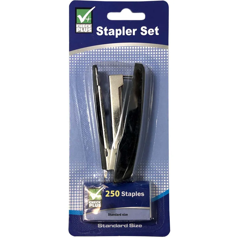2 X Mini Desk Stapler 500 Staples Set Standard Desktop Home School Office Supply