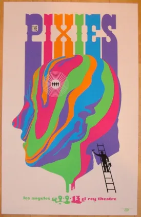 2013 The Pixies - Los Angeles I Silkscreen Concert Poster by Ames