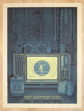 2016 Dave Matthews Band - Holmdel Silkscreen Concert Poster by Methane