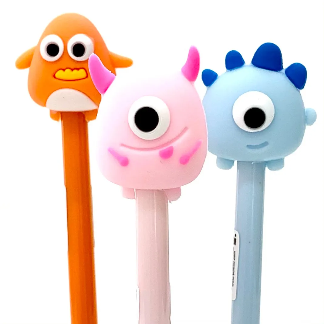 22369 CUTE MONSTERS RETRACTABLE GEL PEN-36