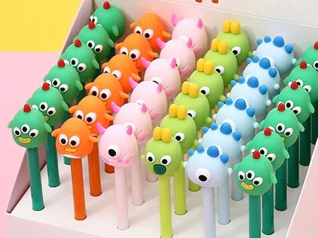 22369 CUTE MONSTERS RETRACTABLE GEL PEN-36