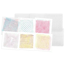 #29459 OPTICAL ILLUSION RUBBING PLATES