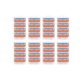 32-Piece Replacement Razor Blades Compatible with Gillette Fusion