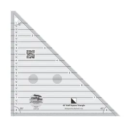 45 Degree Half Square Triangle Ruler - Creative Grids