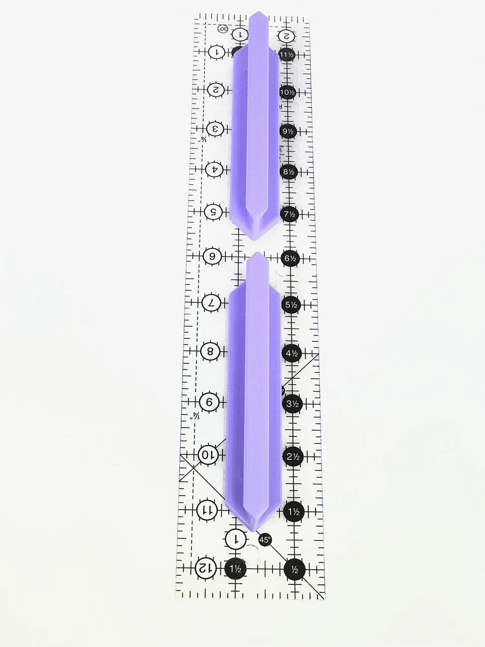 5" Magnetic Ruler Handles - Lilac