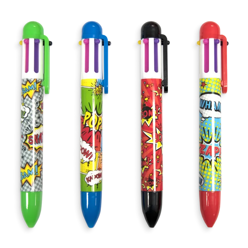 6 Click Pens: Comic Attach