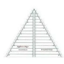 60 degree 8.5" Triangle Ruler