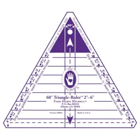 60 Degree Triangle Ruler - Marti Michell