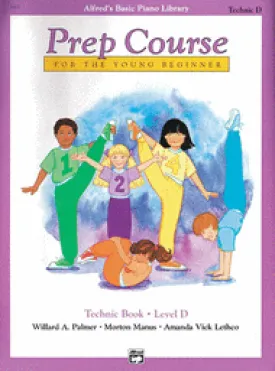 Alfred - Prep Course for the Young Beginner - Technic Book - Level D