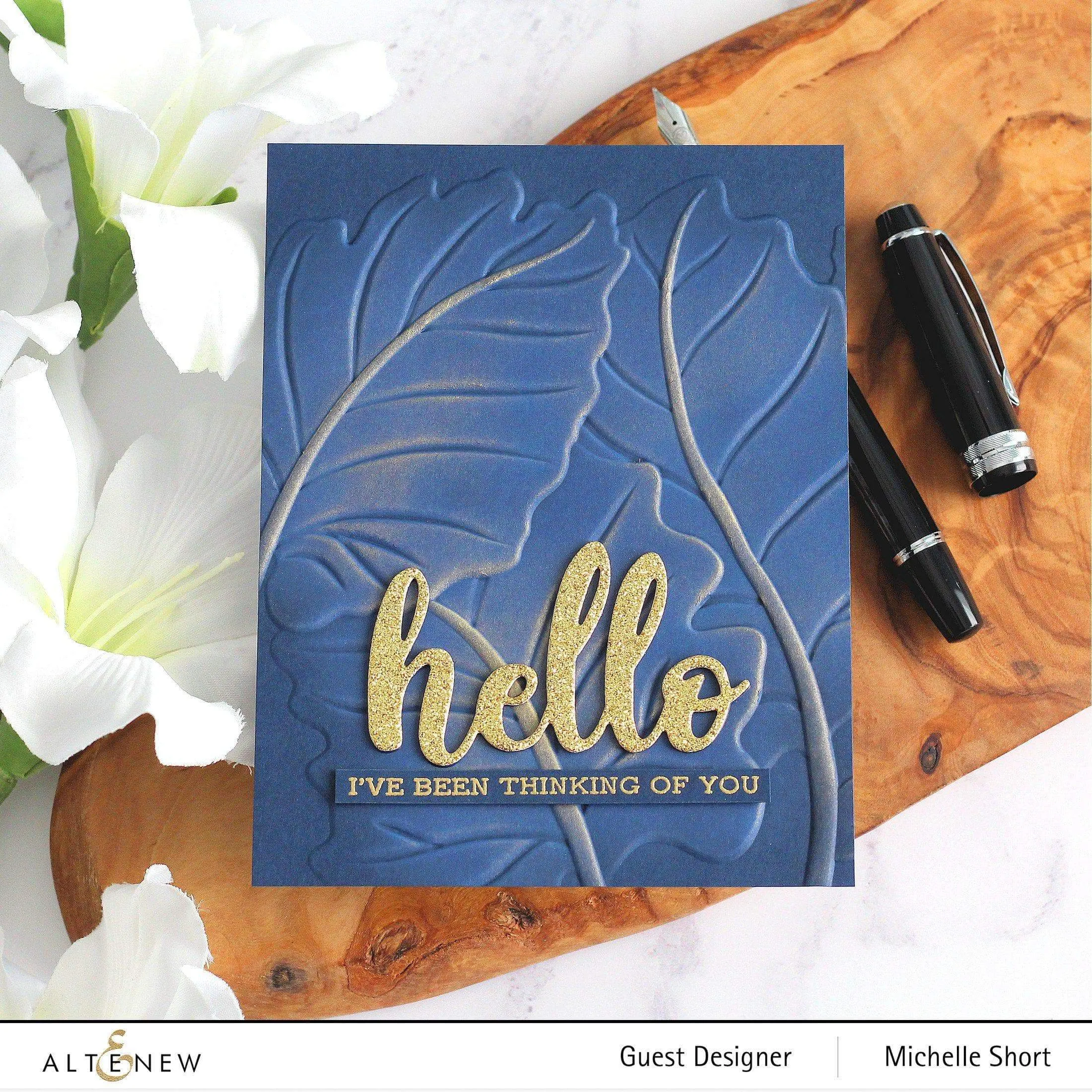 Alocasia 3D Embossing Folder