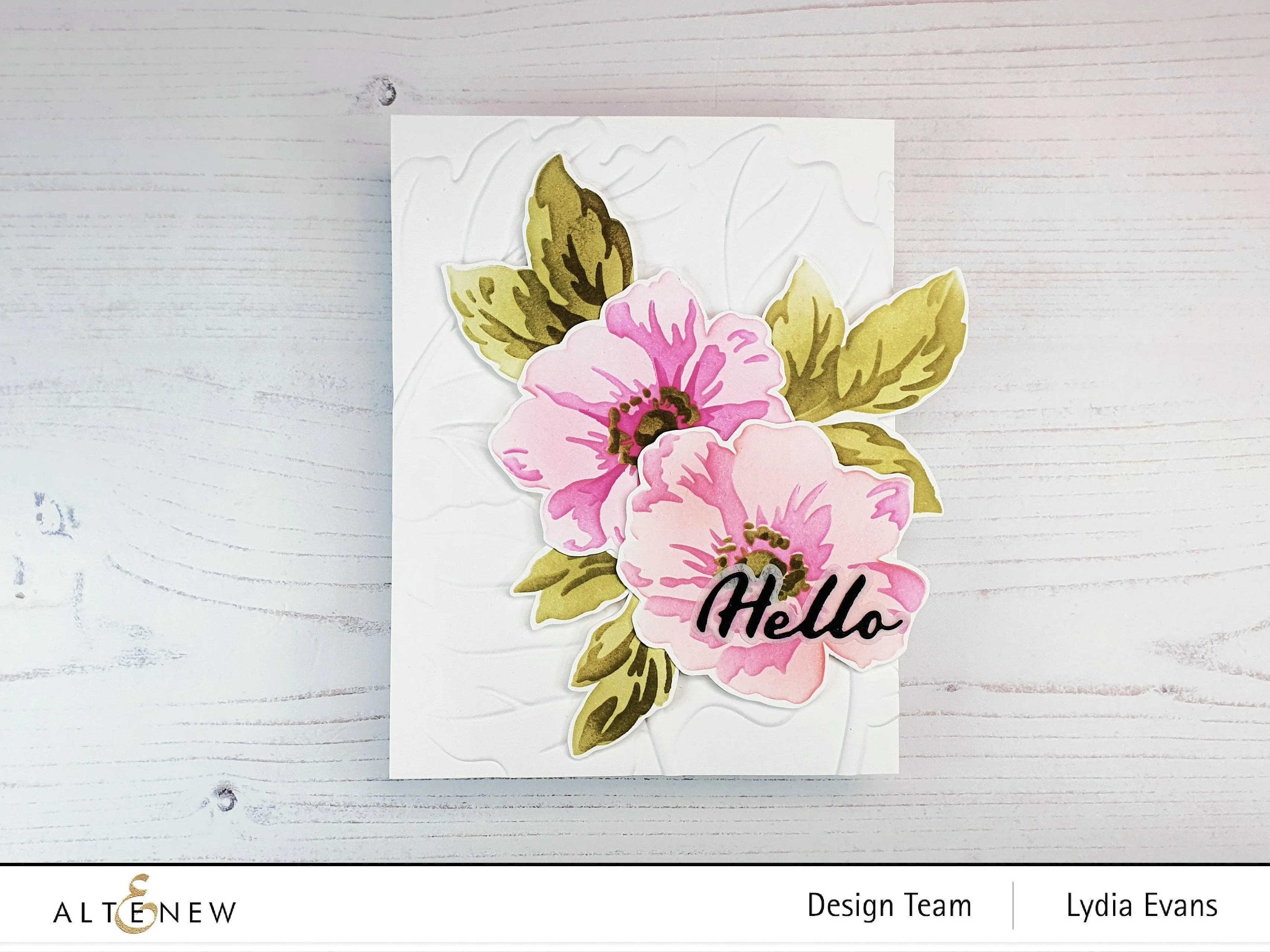 Alocasia 3D Embossing Folder