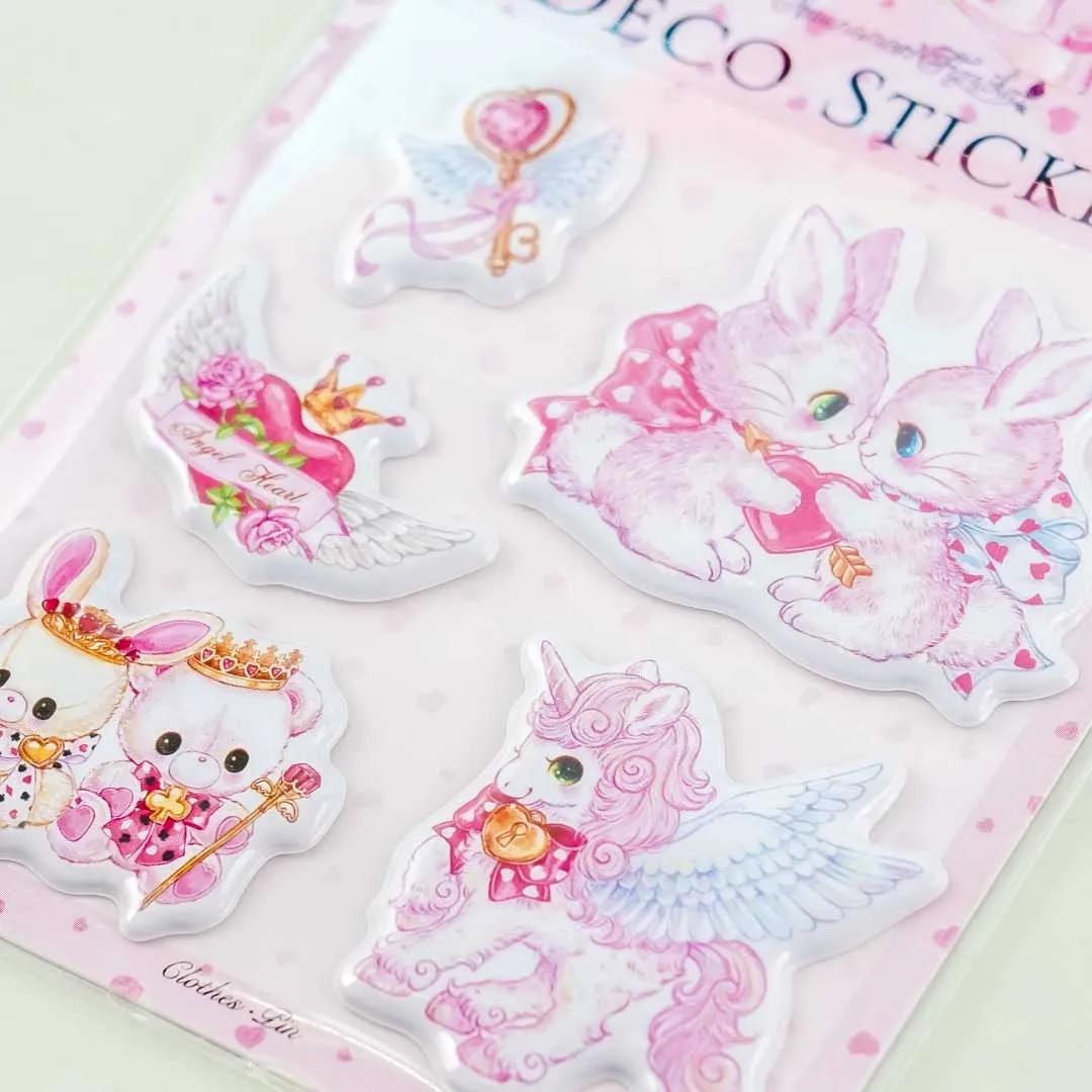 Amenomori Fumika Angel Heart Puffy Stickers