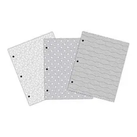 American Crafts - Creative Zen Colouring Folders 9.6 Inch X14 Inch 3 Pack Geometric*
