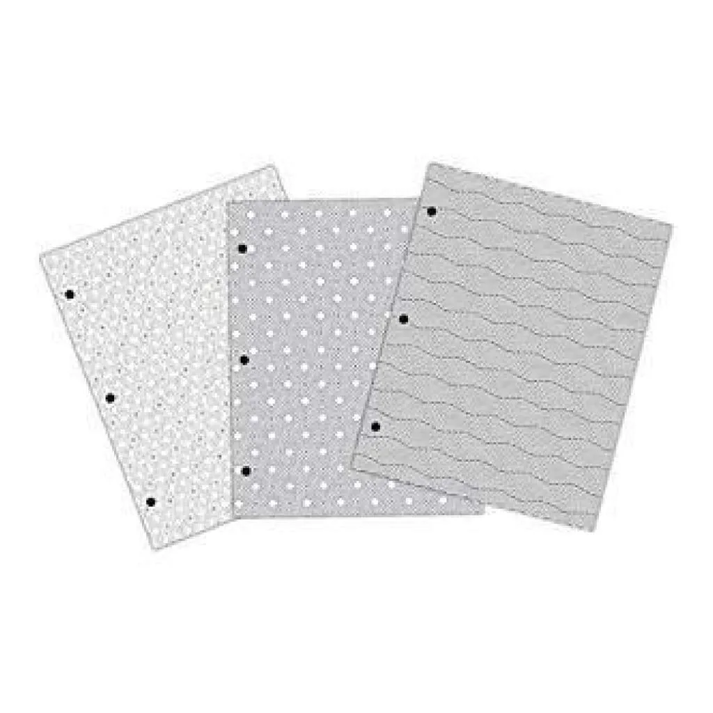 American Crafts - Creative Zen Colouring Folders 9.6 Inch X14 Inch 3 Pack Geometric*