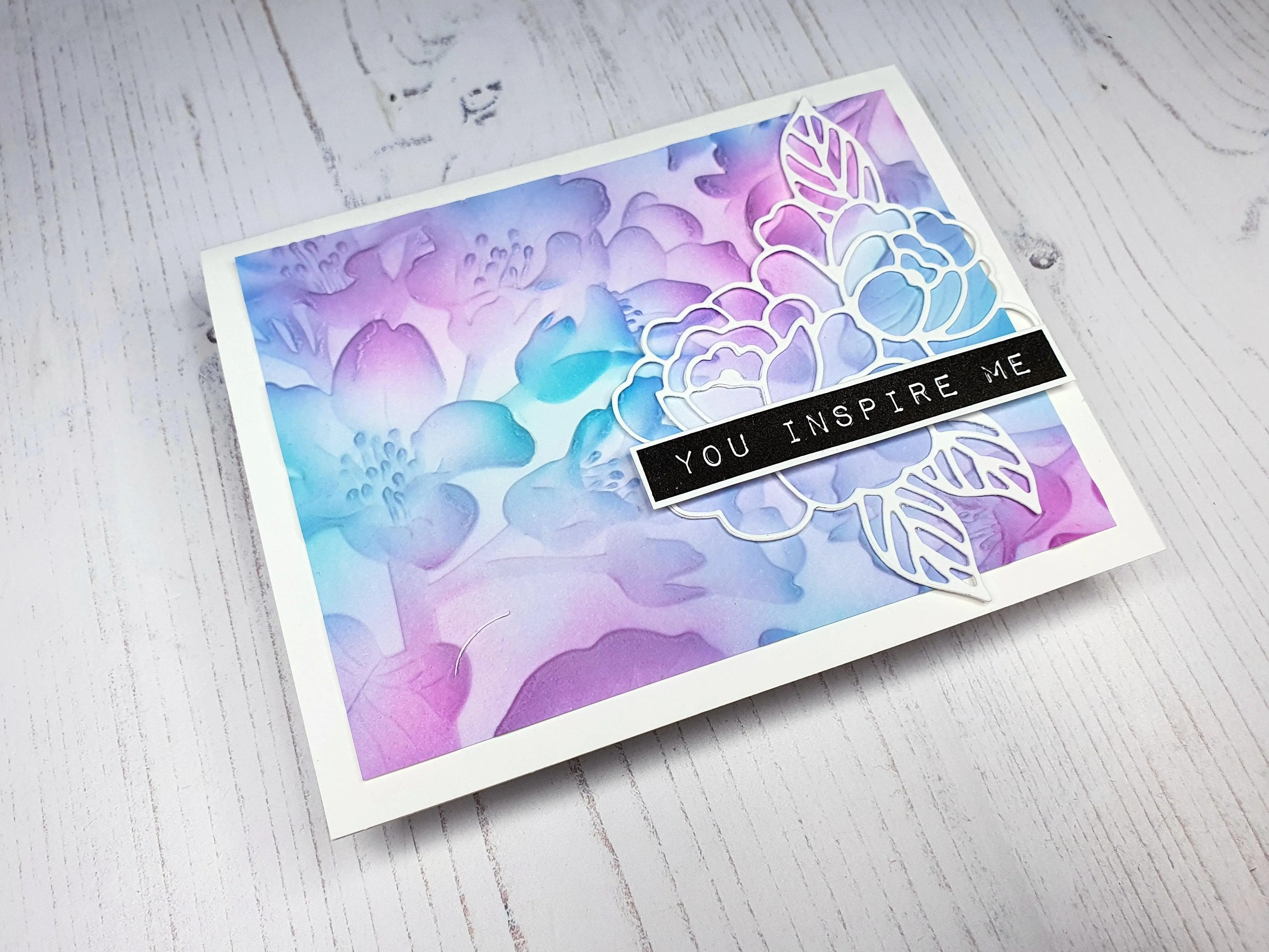 Beautiful Bergenia 3D Embossing Folder