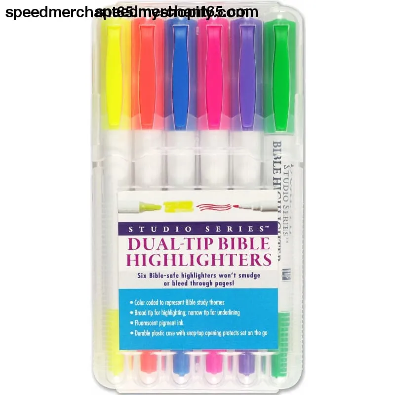 Bible Dual-Tip Highlighters (6-piece Set)