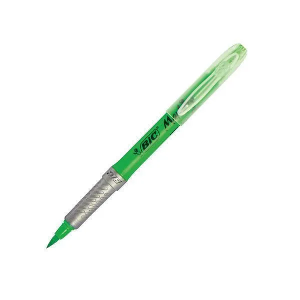 Bic Highlighter Flex Brush Tip Assorted Colours | Pack of 4