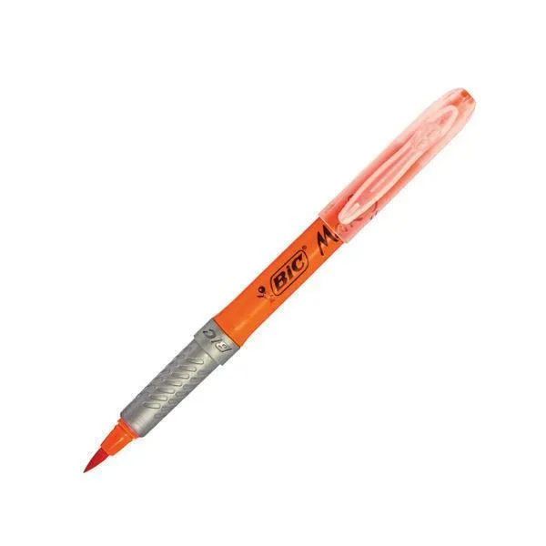 Bic Highlighter Flex Brush Tip Assorted Colours | Pack of 4
