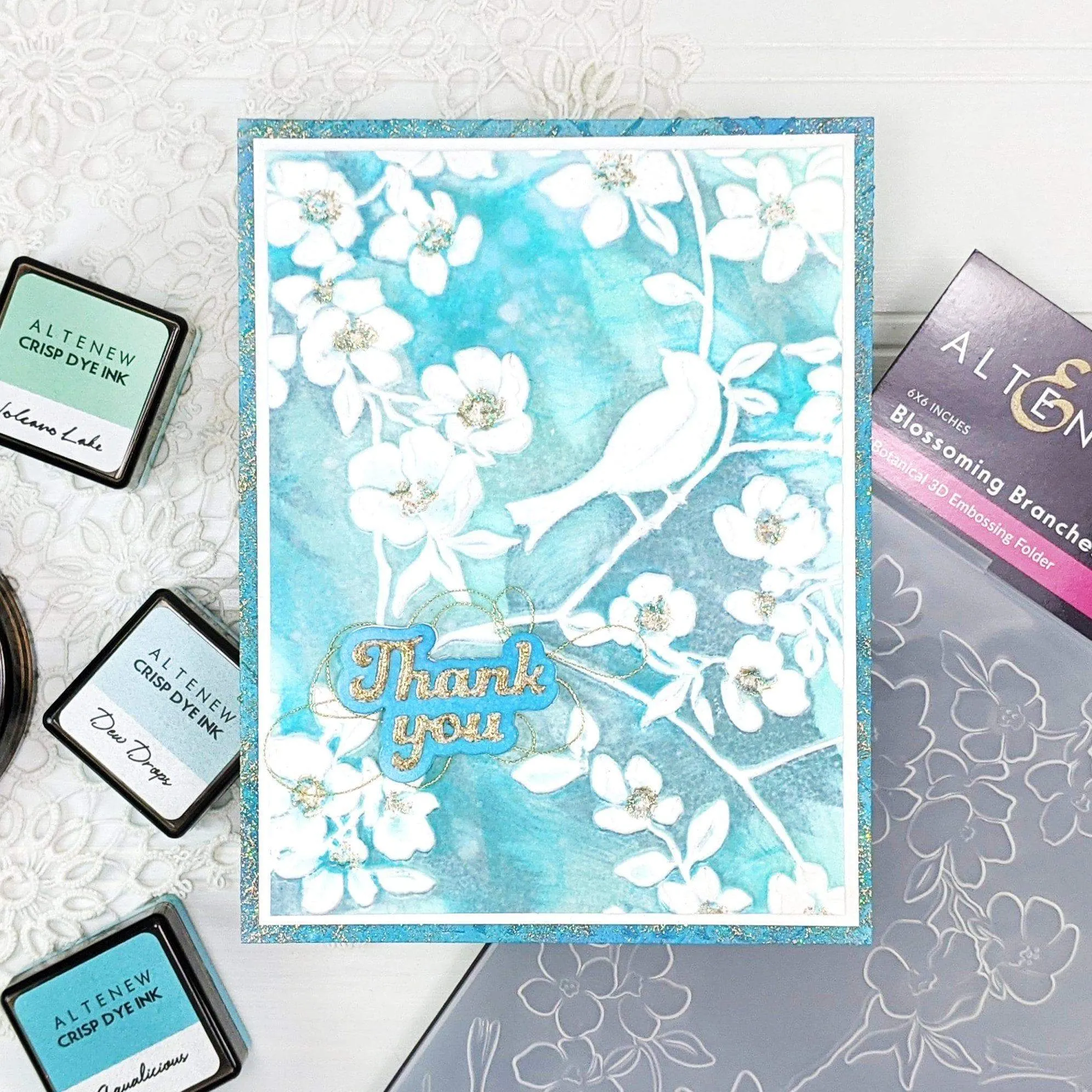 Blossoming Branches 3D Embossing Folder