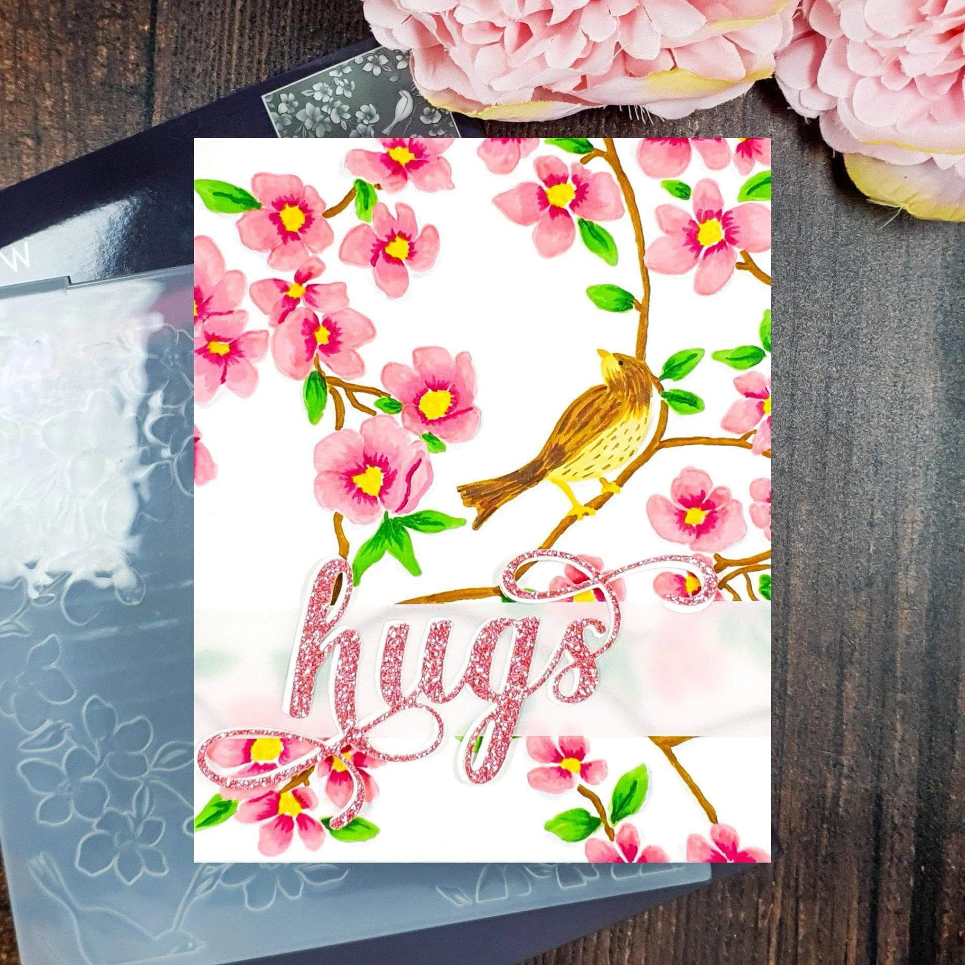 Blossoming Branches 3D Embossing Folder