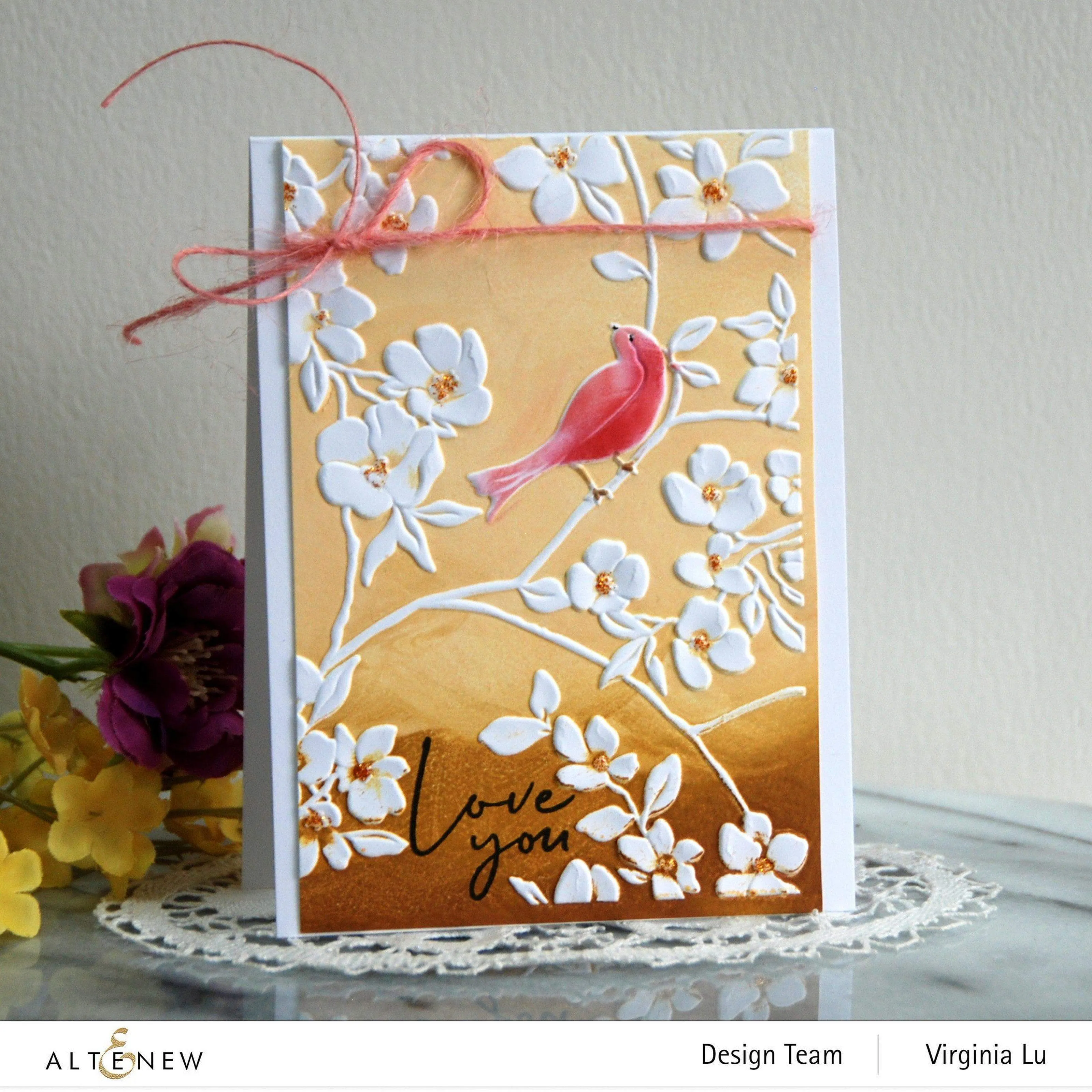 Blossoming Branches 3D Embossing Folder