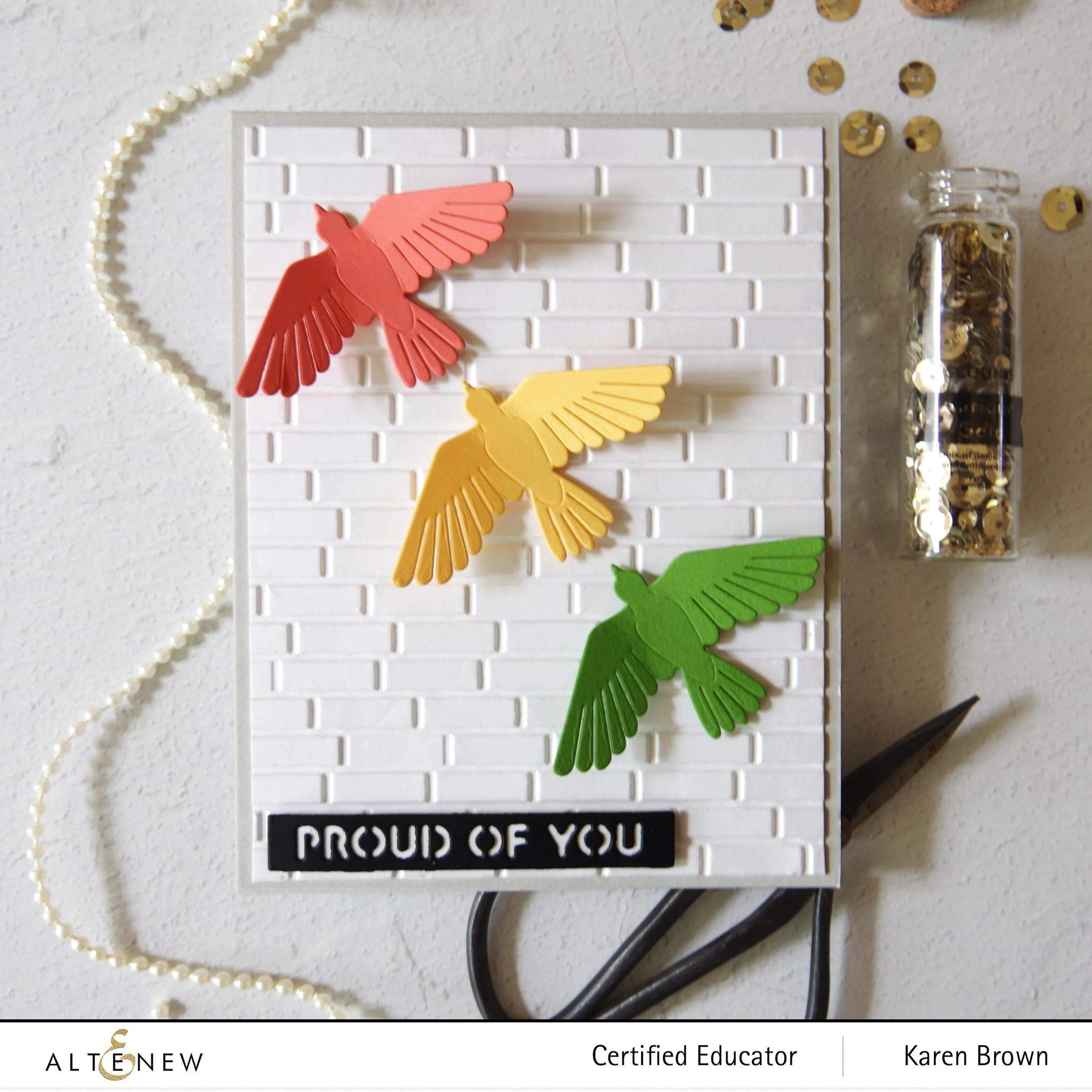Brick Wall 3D Embossing Folder