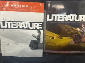 British Literature Student student, teacher set