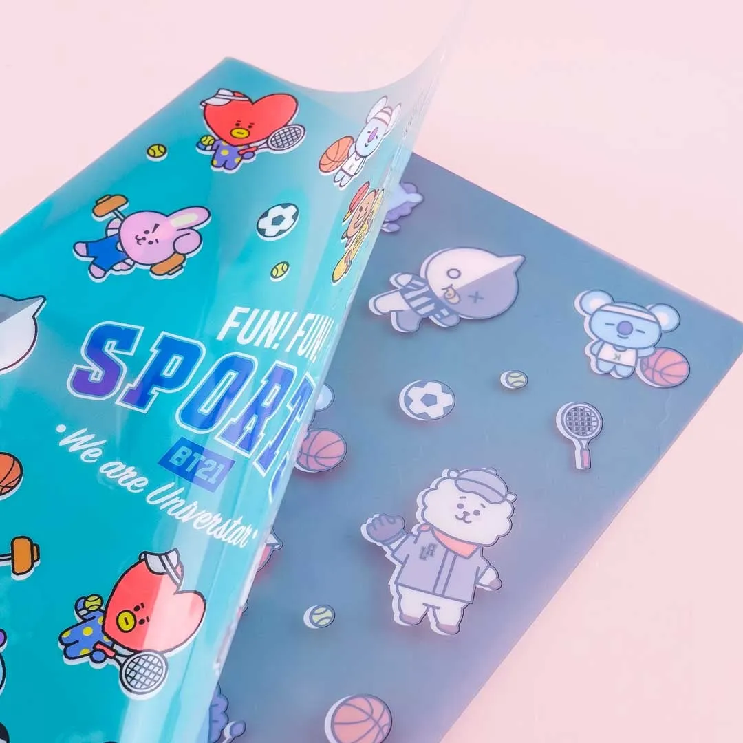BT21 Universe Sports Festival A4 File Folder