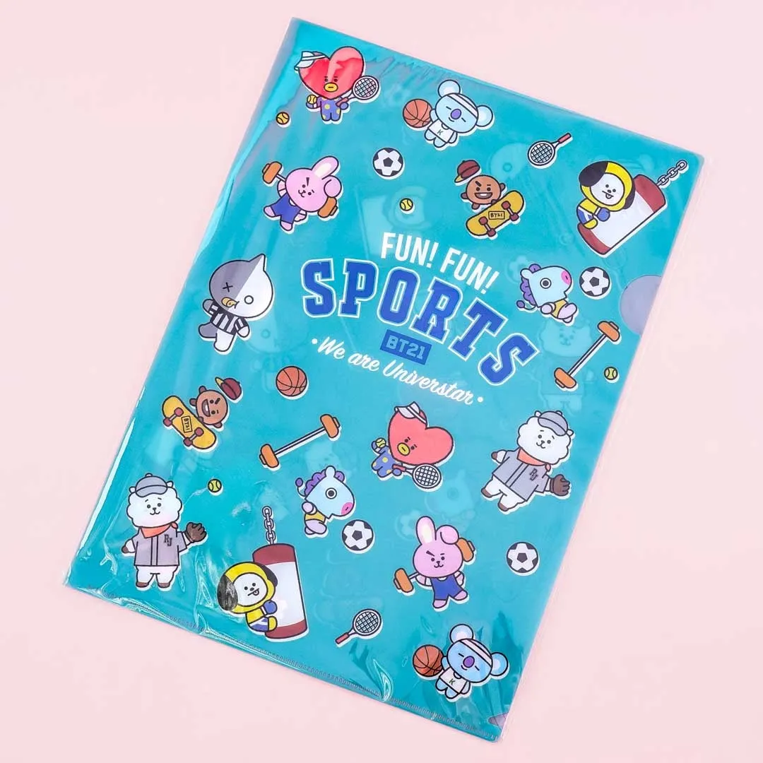 BT21 Universe Sports Festival A4 File Folder