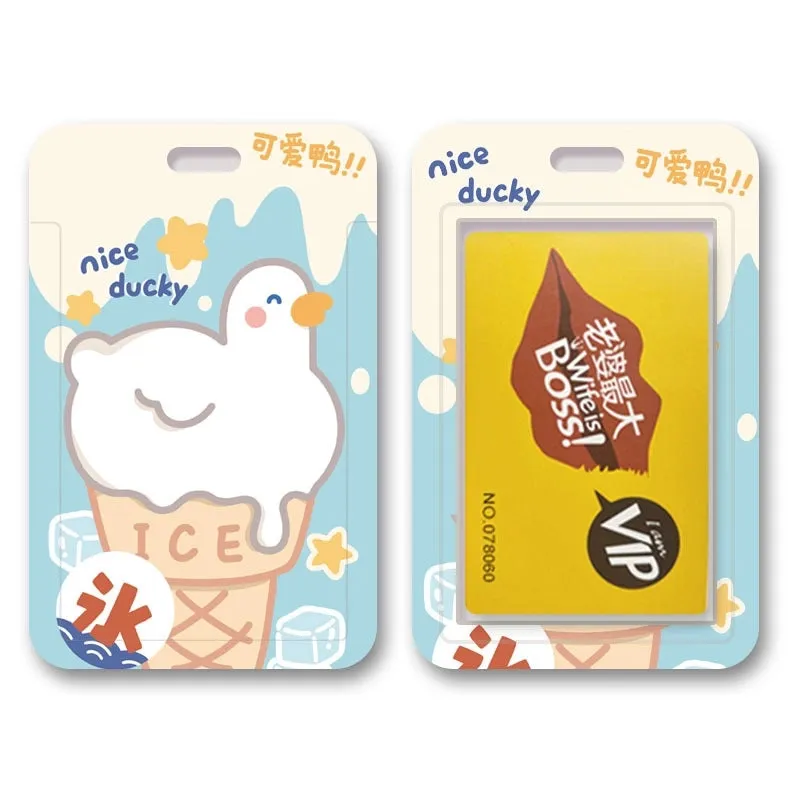 Cartoon Plastic Card Holders