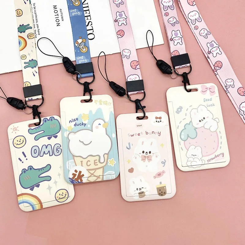 Cartoon Plastic Card Holders