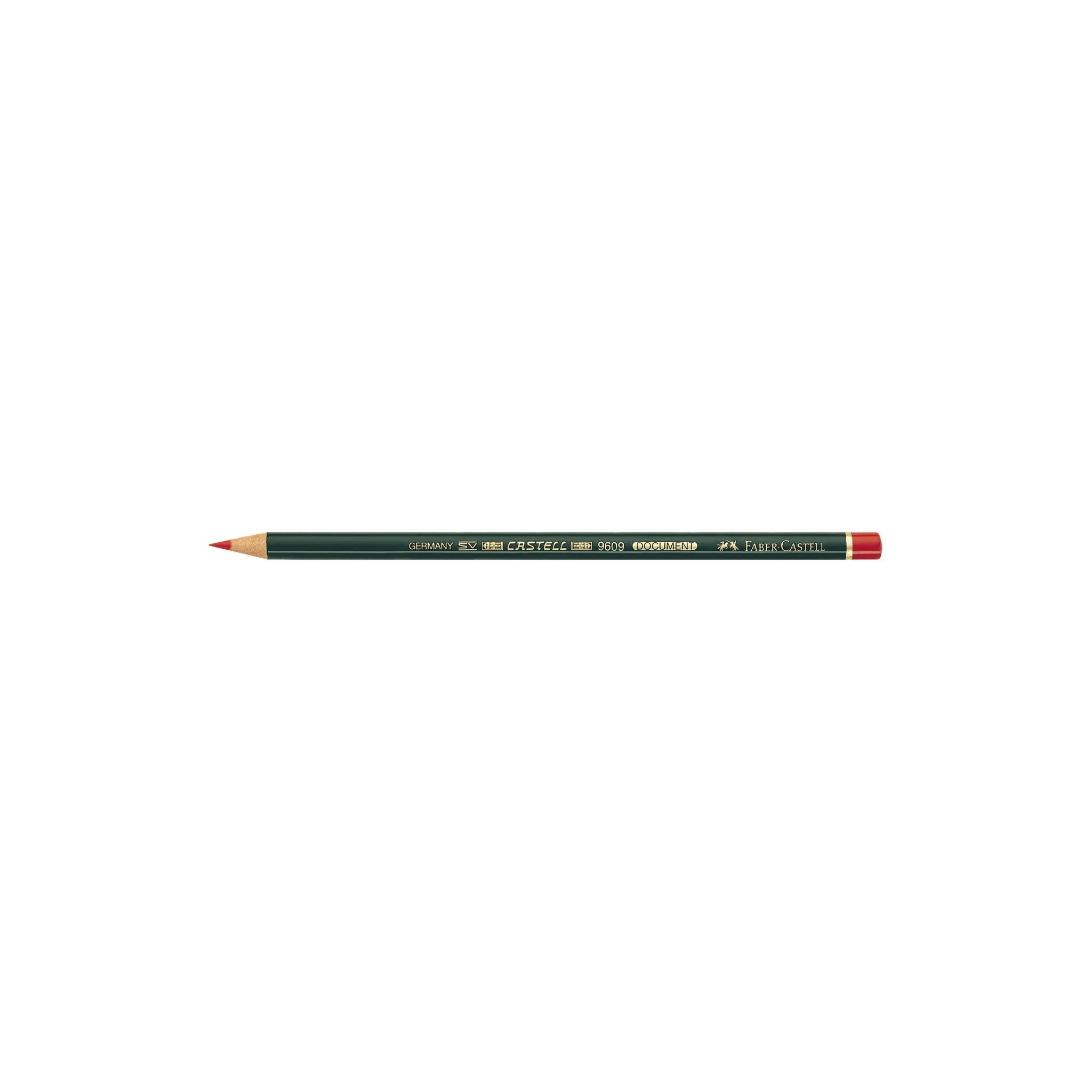 Castell Document Pencil Red Indelible Box of 12 - #119121