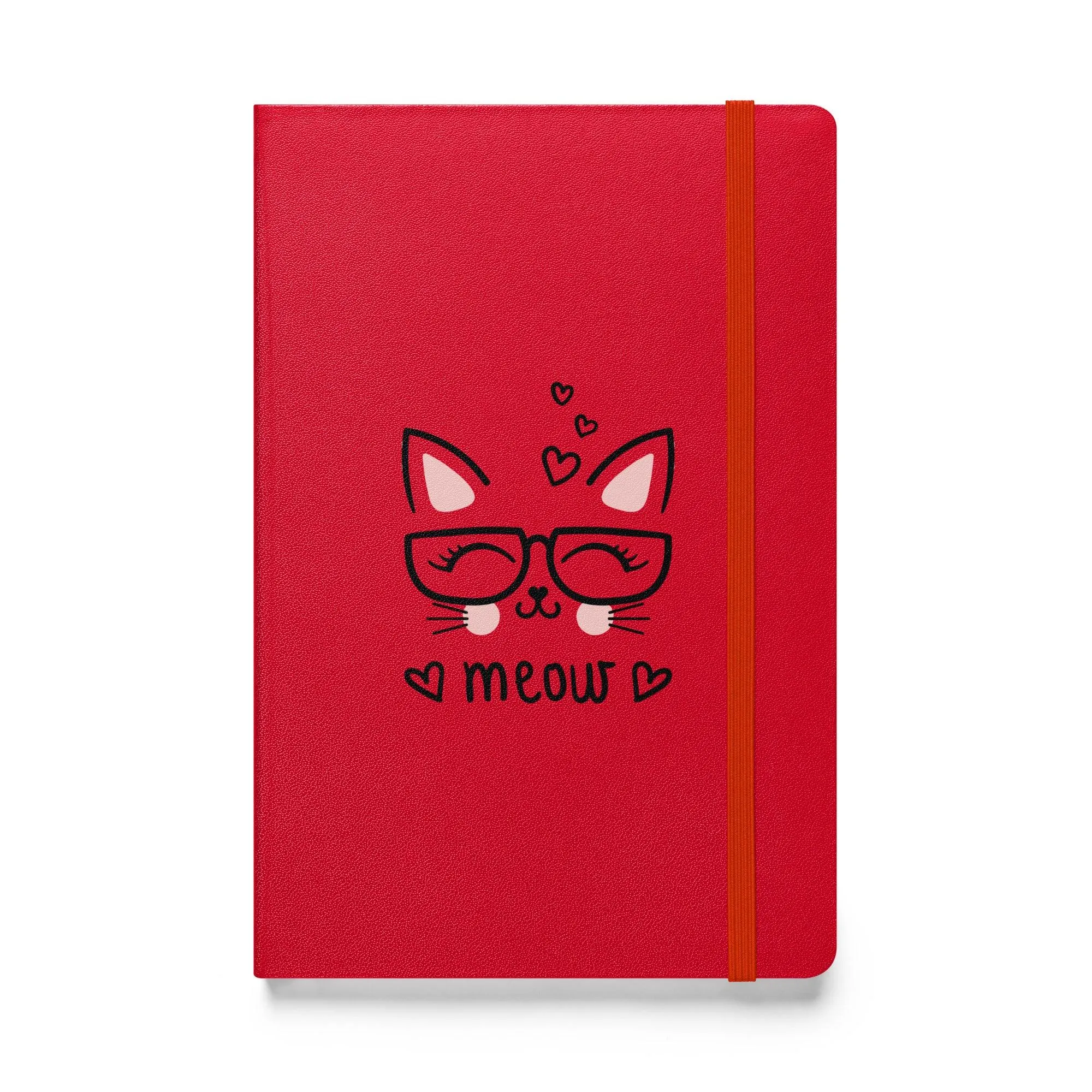 Cat Meow Hardcover bound notebook