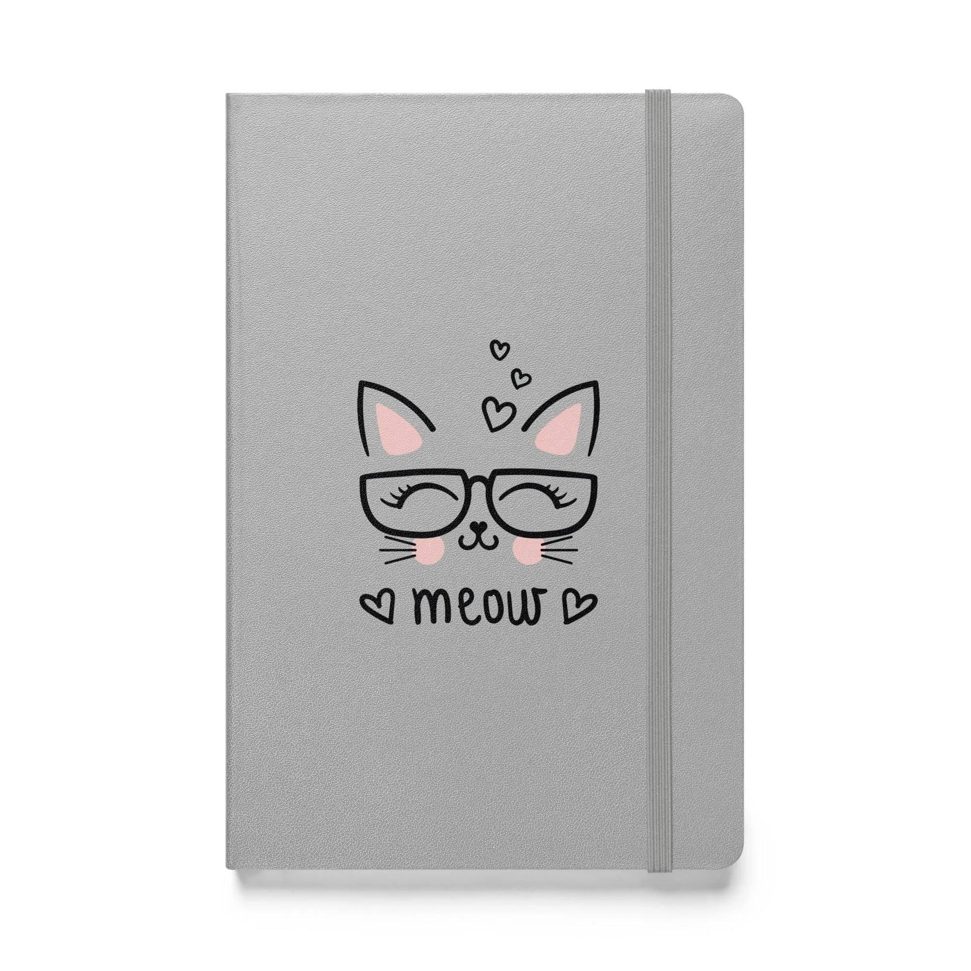 Cat Meow Hardcover bound notebook