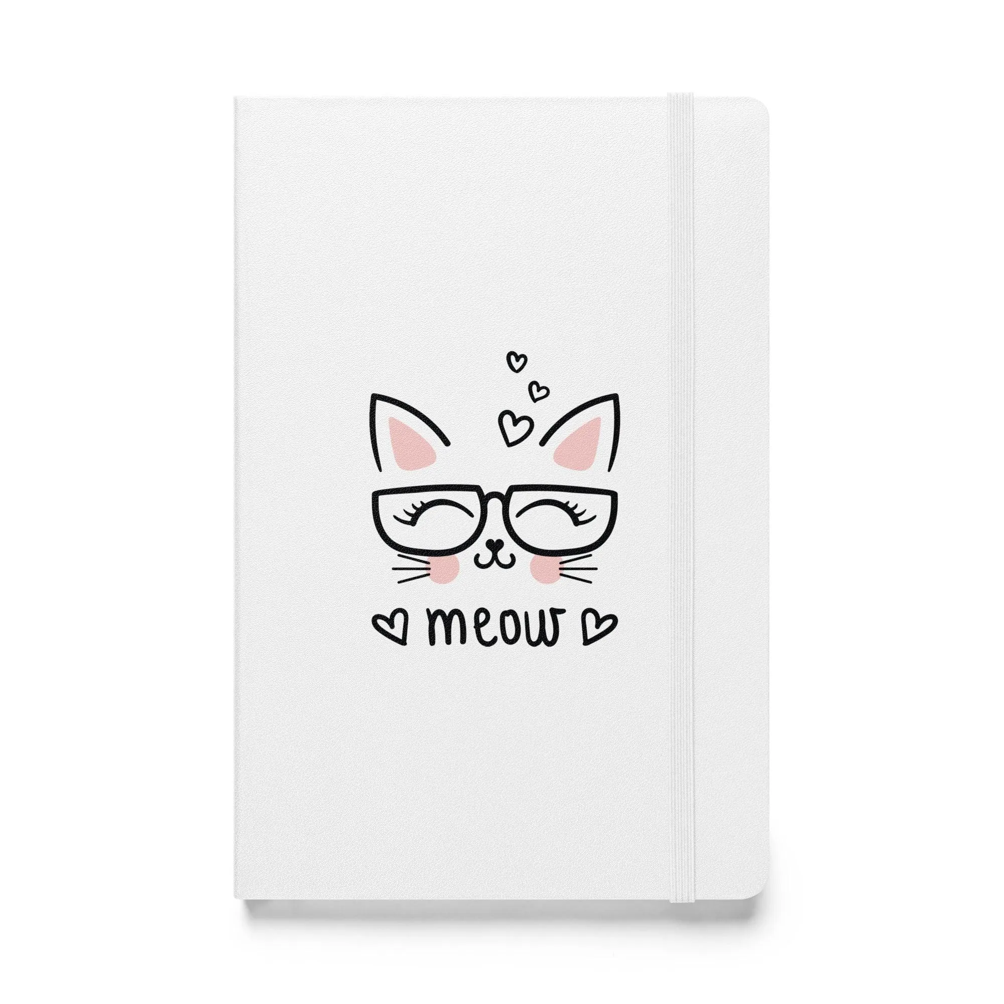 Cat Meow Hardcover bound notebook