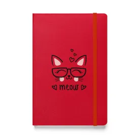 Cat Meow Hardcover bound notebook