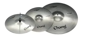 Chang Cymbal 14 Inch Hi-hat 16 Inch Crash 20 Inch Crash Ride Armour Series Ar-k Set, Silver