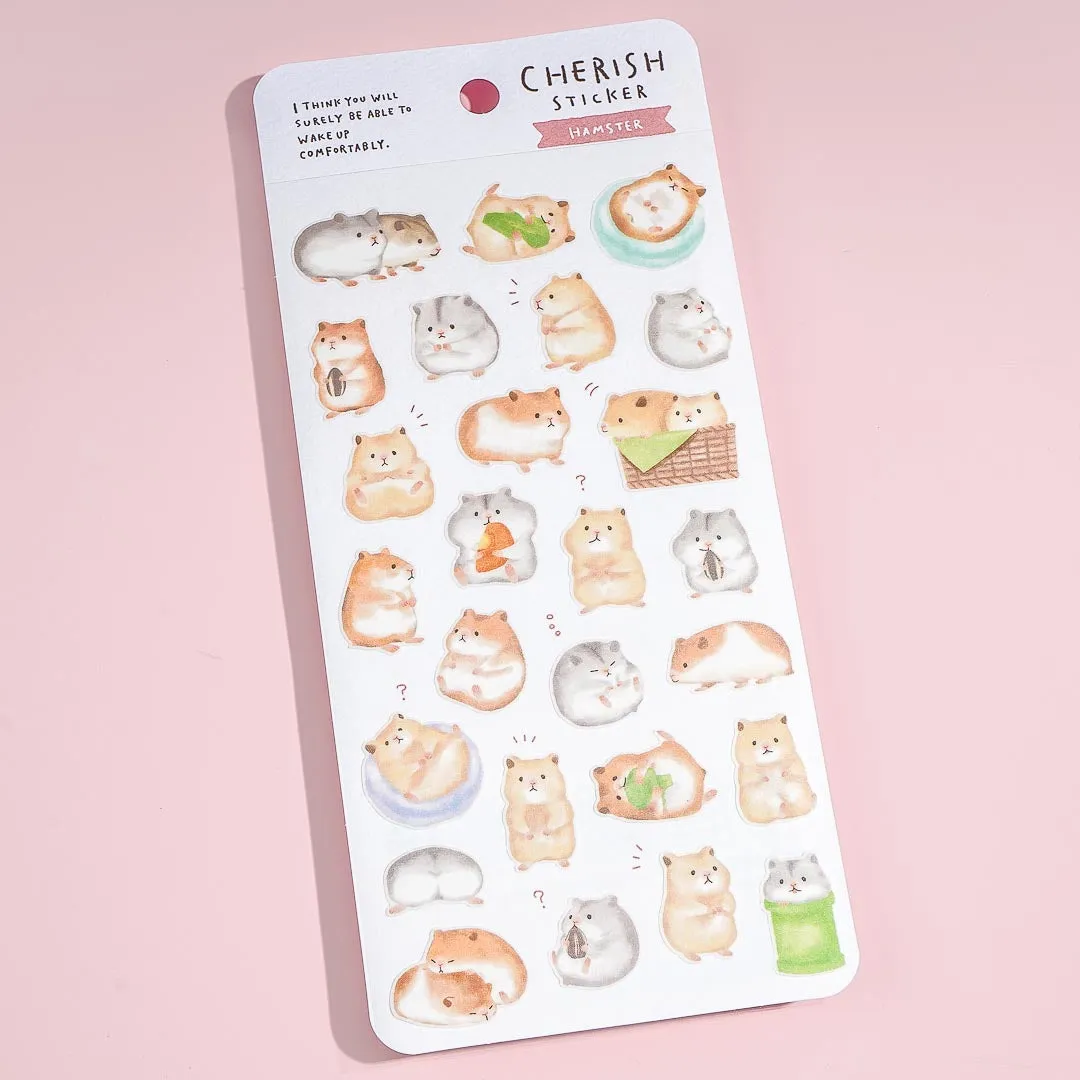 Cherish Hamster Stickers