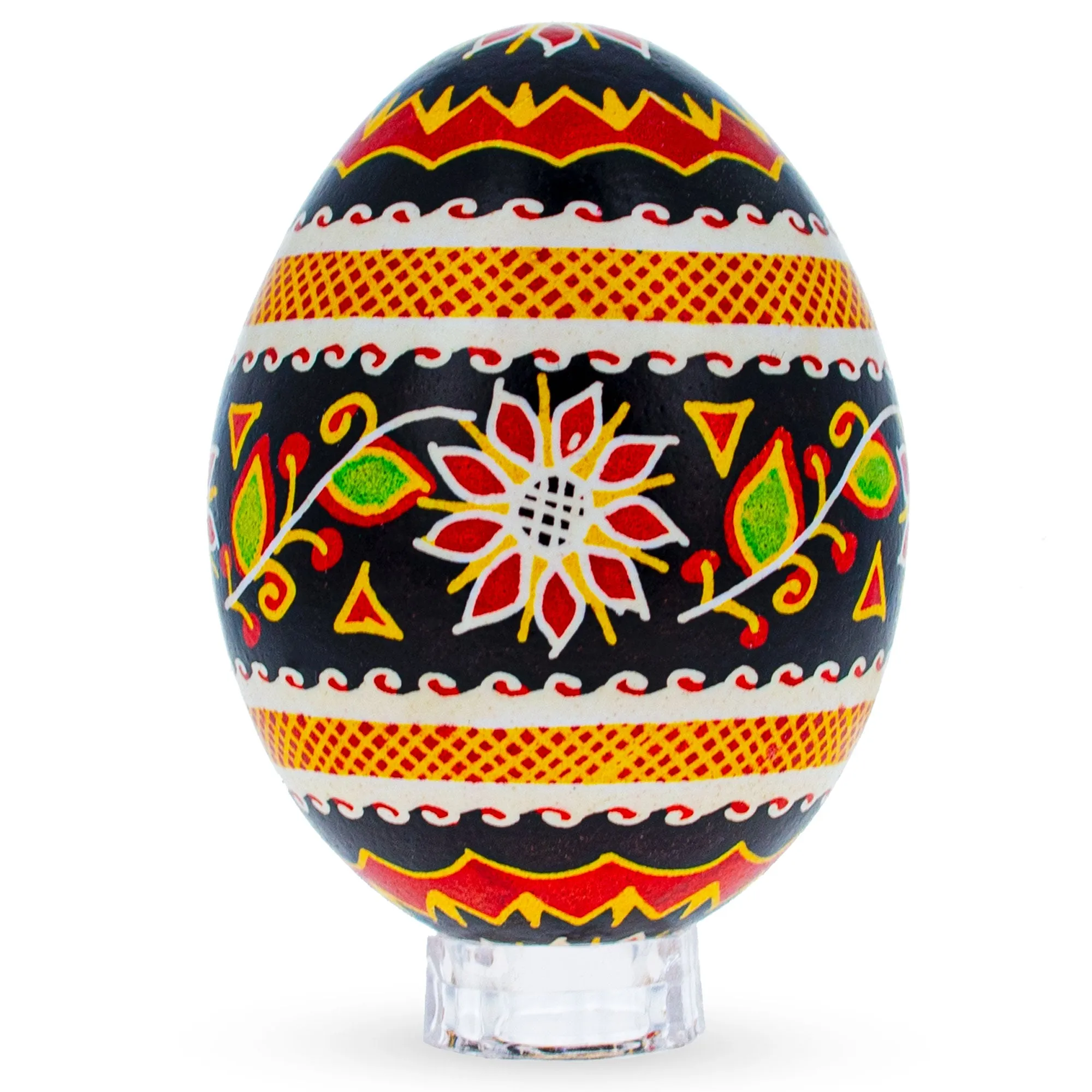 Clear Plastic Egg Stand Holder Display 0.7 Inches Wide