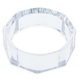 Clear Plastic Egg Stand Holder Display 0.7 Inches Wide