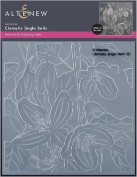 Clematis Jingle Bells 3D Embossing Folder