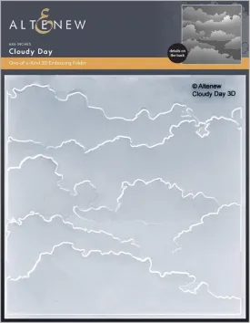 Cloudy Day 3D Embossing Folder