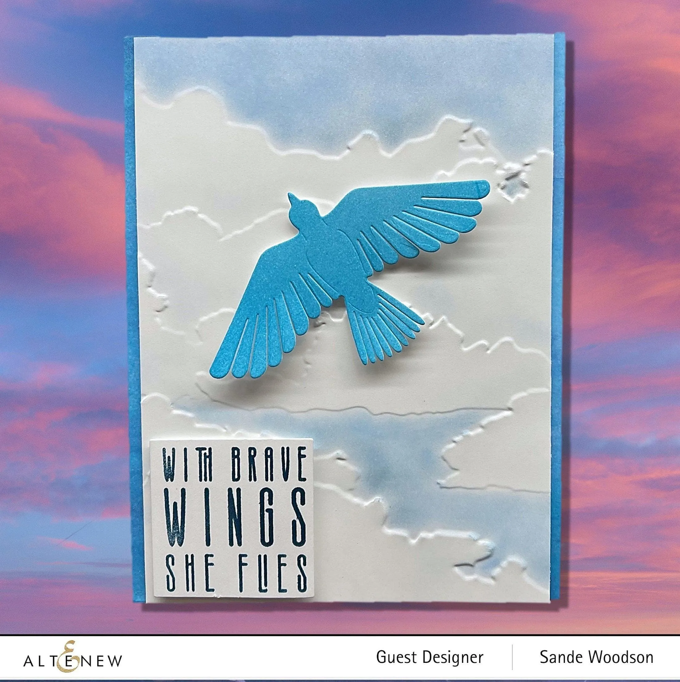 Cloudy Day 3D Embossing Folder