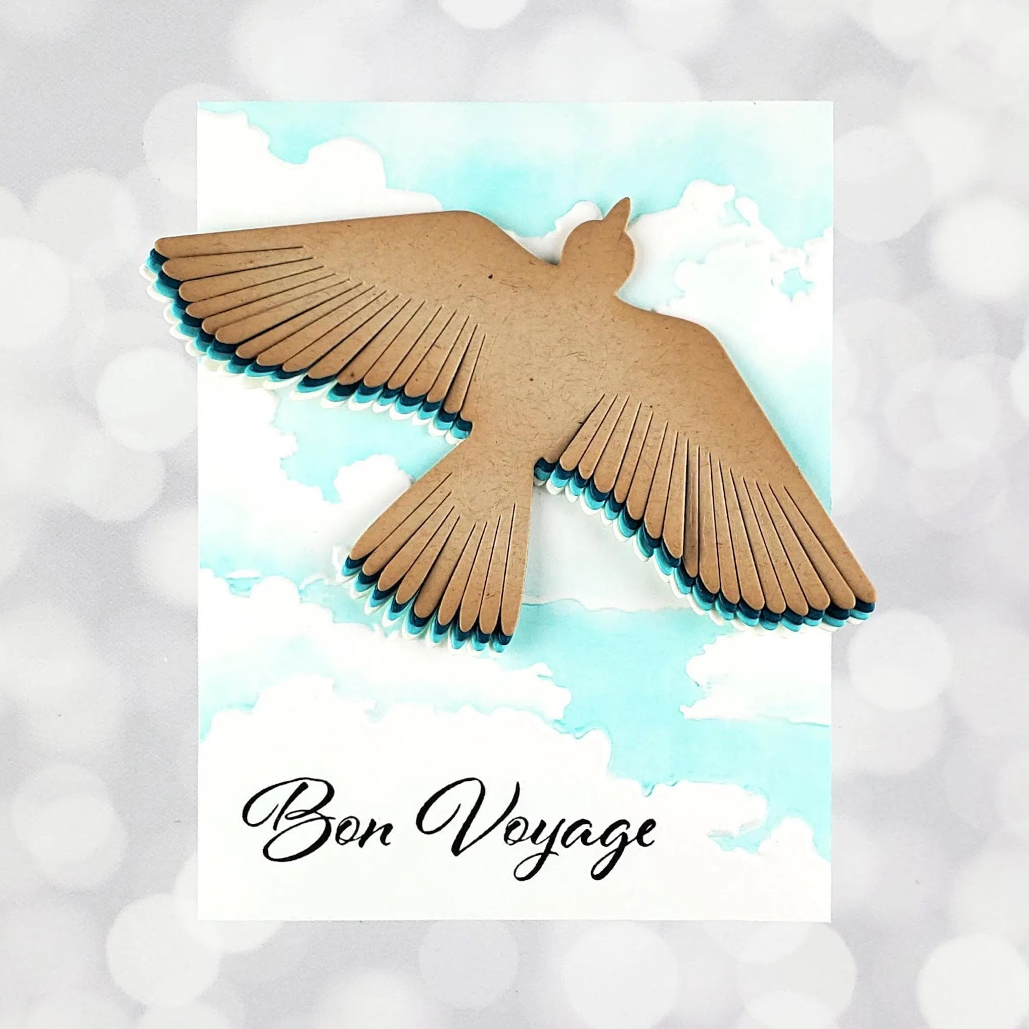 Cloudy Day 3D Embossing Folder