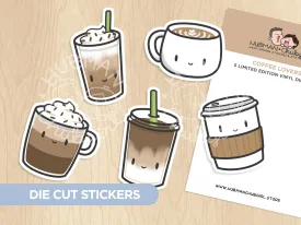 Coffee Lovers Die cut stickers