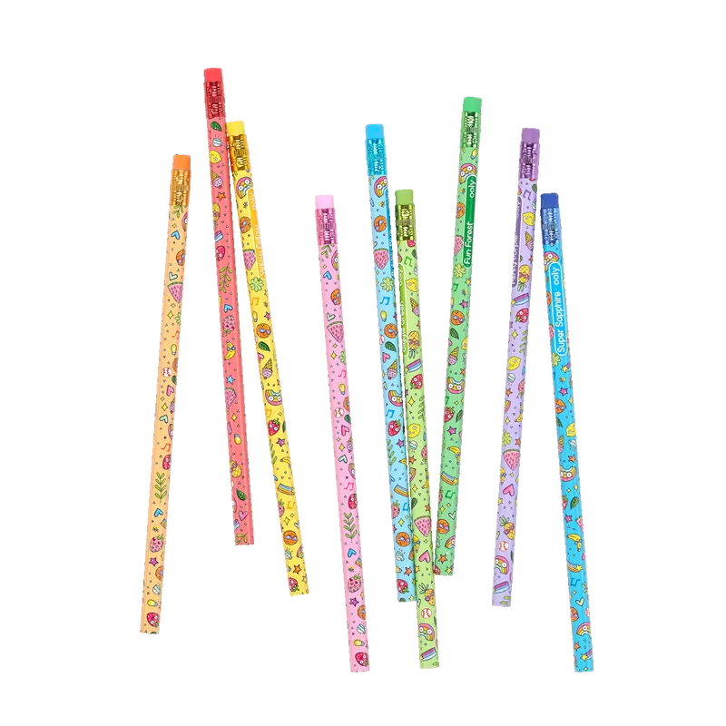 Color Doodlers - 12 Fruity Scented Erasable Colored Pencils