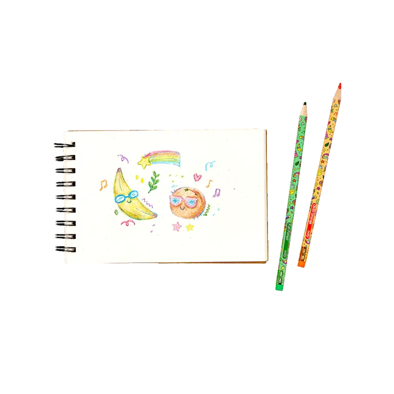 Color Doodlers - 12 Fruity Scented Erasable Colored Pencils