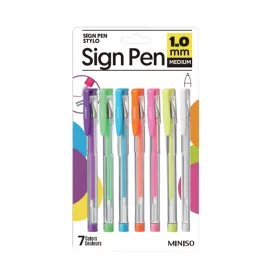 Colored Sign Pens 7 pcs